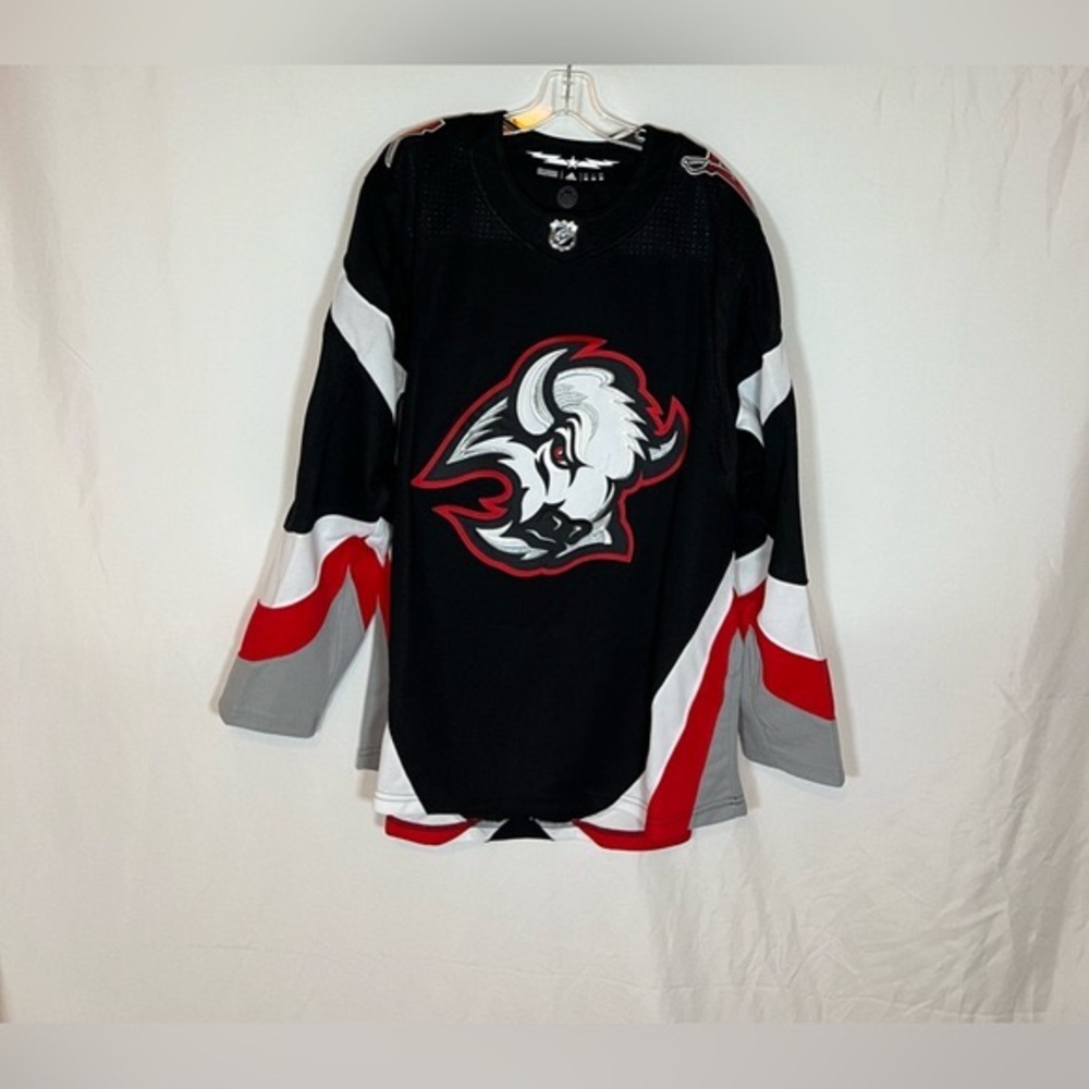 Adidas Buffalo Sabres #53 Jeff Skinner Goat Head Hockey Jersey